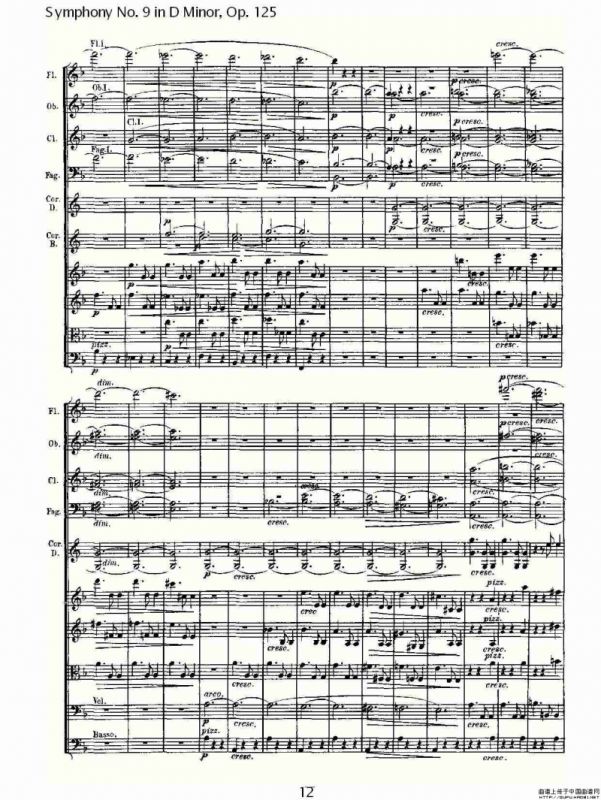 D小调第九交响曲 Op.125第二乐章