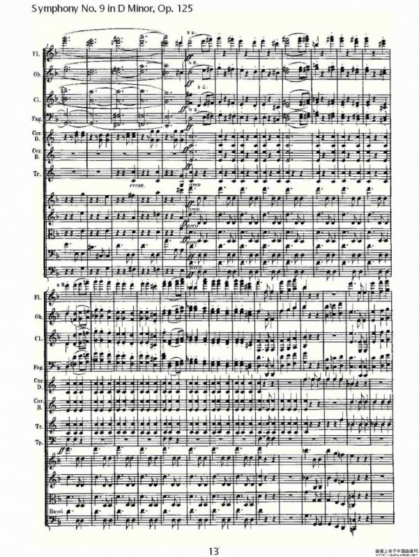 D小调第九交响曲 Op.125第二乐章
