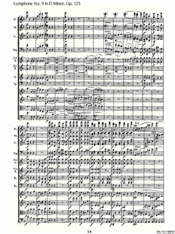 D小调第九交响曲 Op.125第二乐章