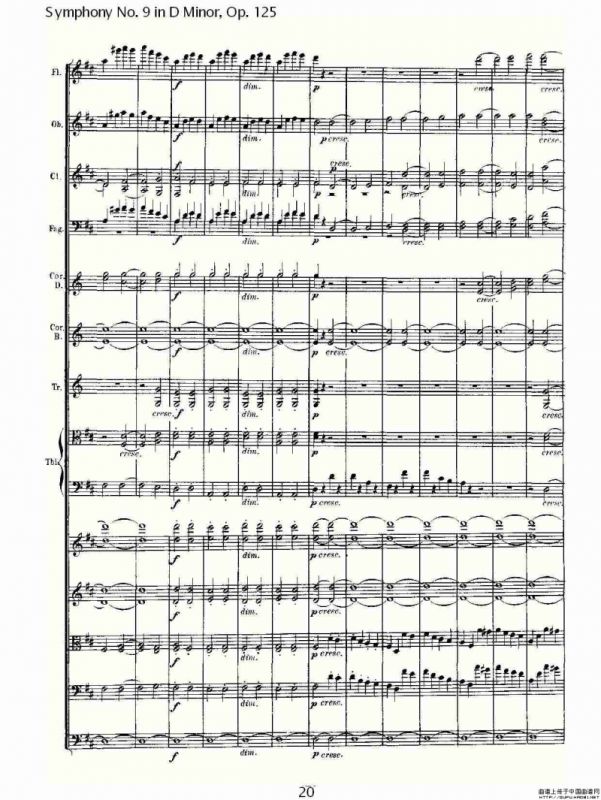 D小调第九交响曲 Op.125第二乐章