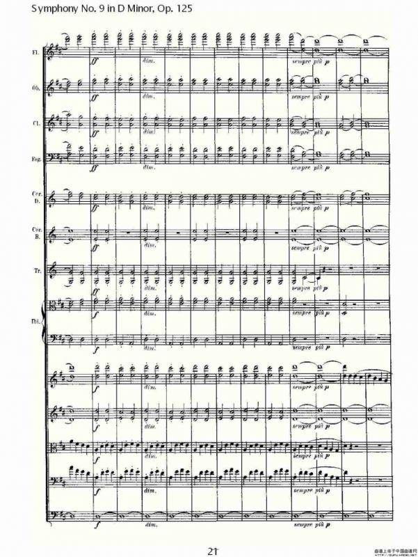 D小调第九交响曲 Op.125第二乐章