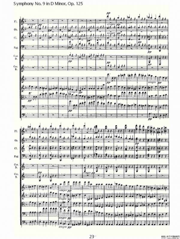 D小调第九交响曲 Op.125第二乐章