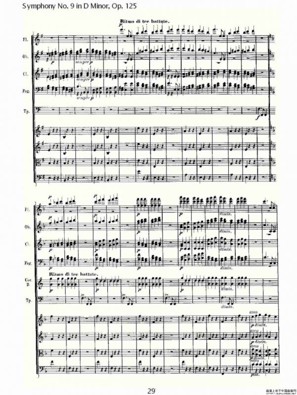 D小调第九交响曲 Op.125第二乐章