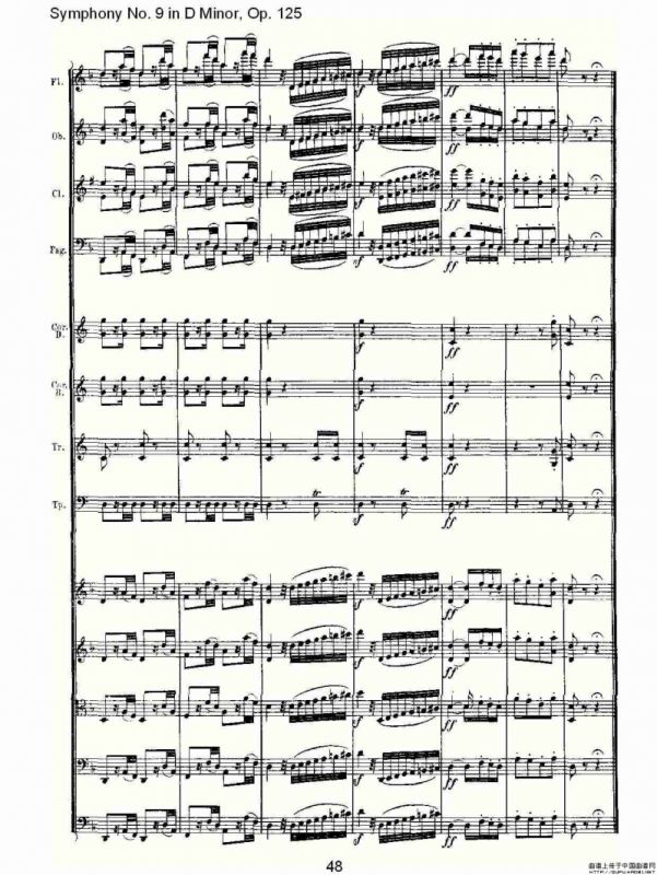 D小调第九交响曲 Op.125第一乐章（二）
