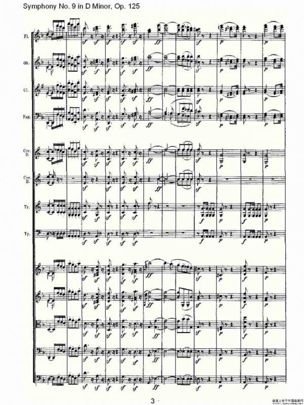 D小调第九交响曲 Op.125第一乐章（一）