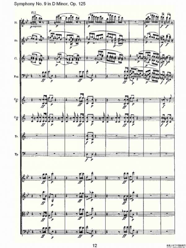 D小调第九交响曲 Op.125第一乐章（一）
