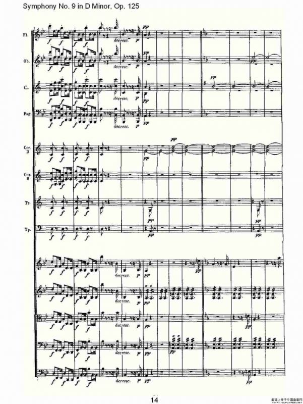 D小调第九交响曲 Op.125第一乐章（一）