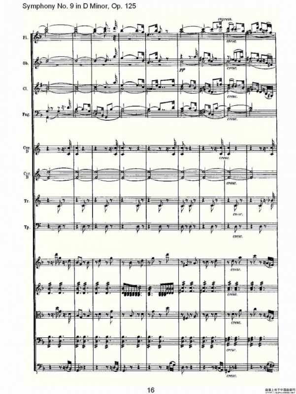 D小调第九交响曲 Op.125第一乐章（一）