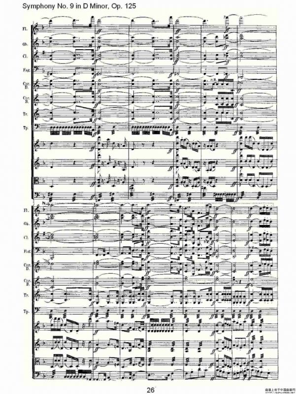 D小调第九交响曲 Op.125第一乐章（一）