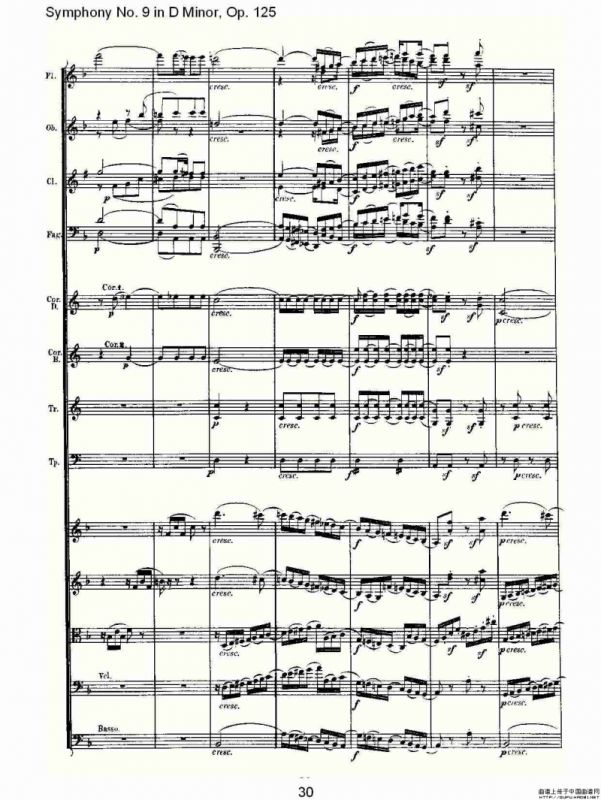 D小调第九交响曲 Op.125第一乐章（一）