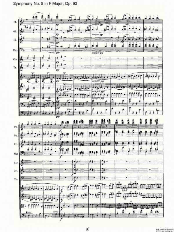 F大调第八交响曲 Op.93第四乐章