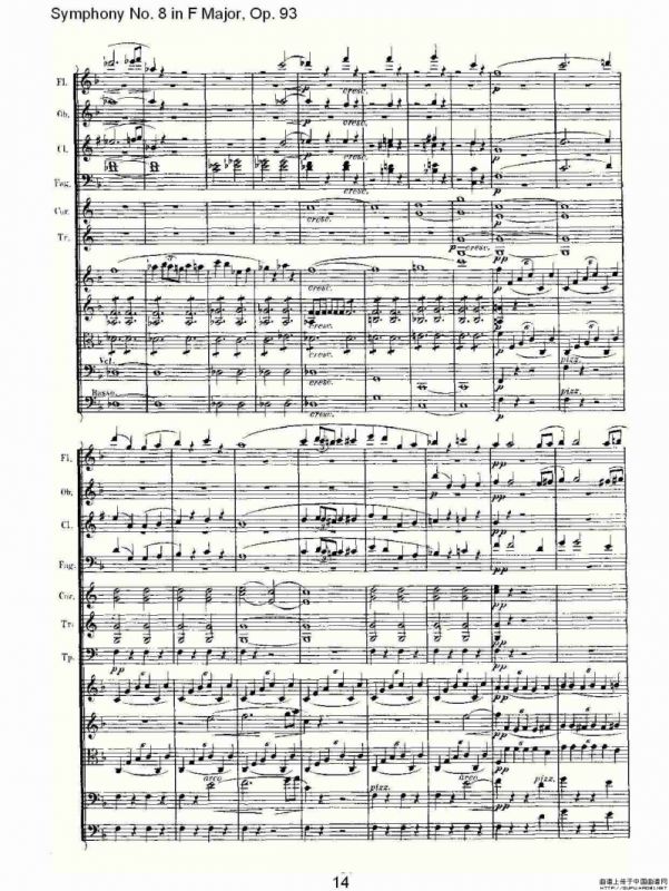 F大调第八交响曲 Op.93第四乐章