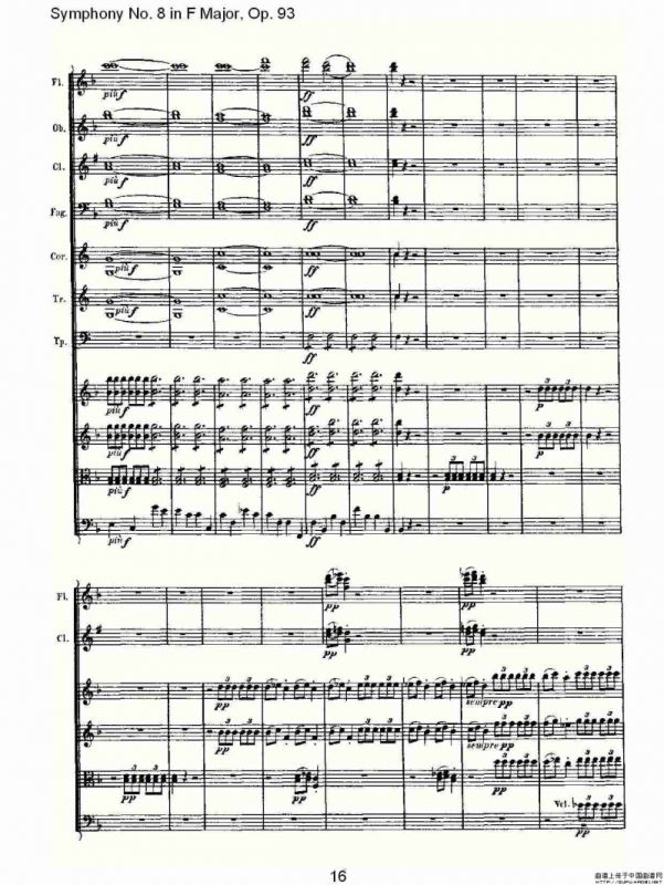 F大调第八交响曲 Op.93第四乐章