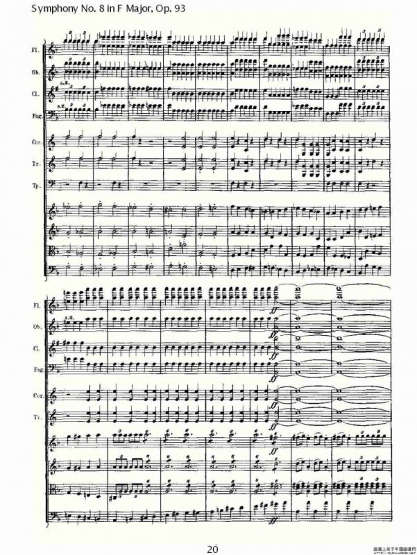 F大调第八交响曲 Op.93第四乐章