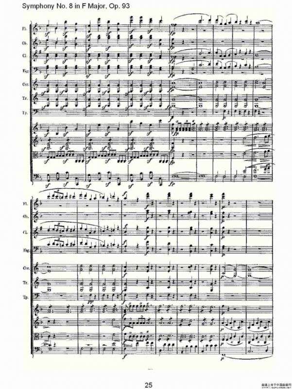 F大调第八交响曲 Op.93第四乐章