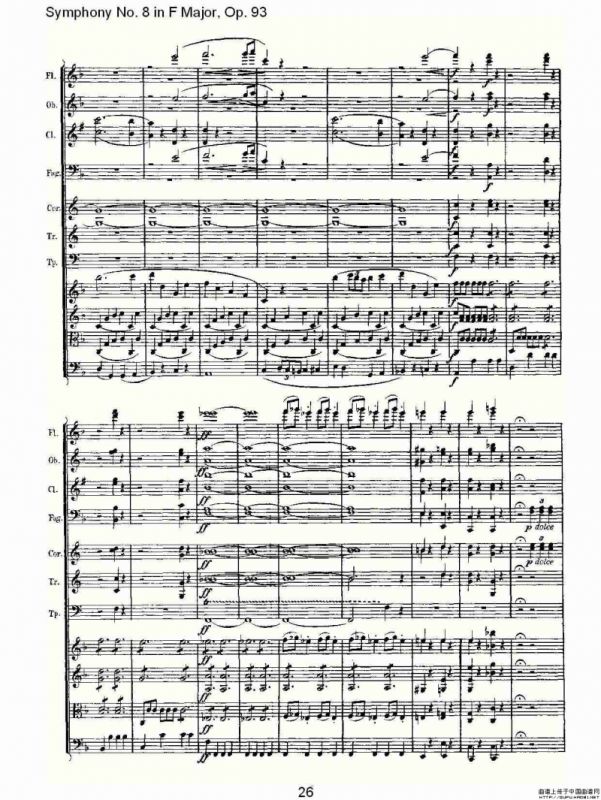 F大调第八交响曲 Op.93第四乐章