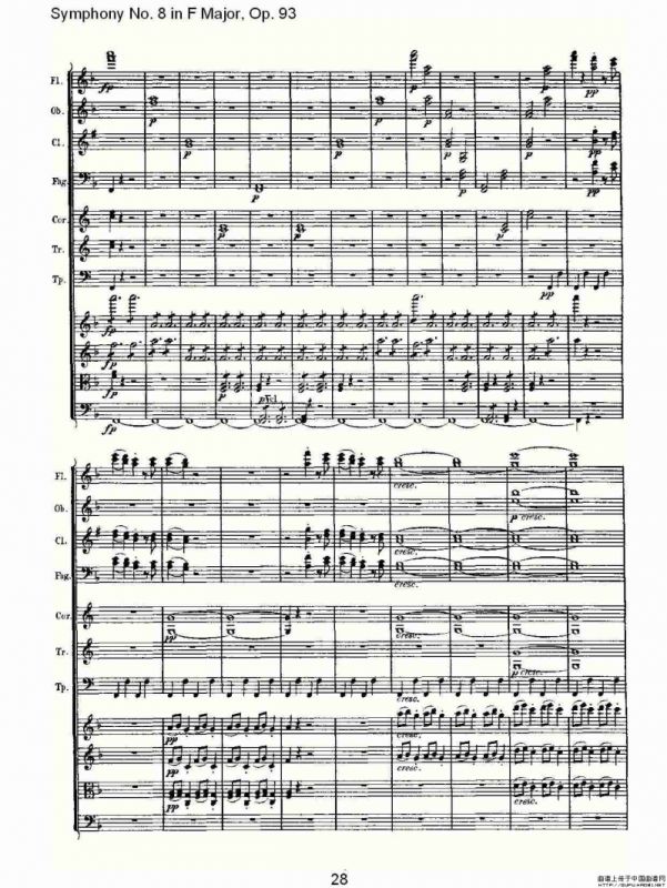 F大调第八交响曲 Op.93第四乐章