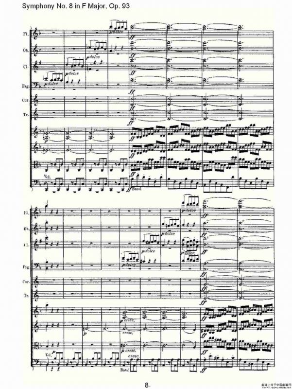 F大调第八交响曲 Op.93 第一乐章