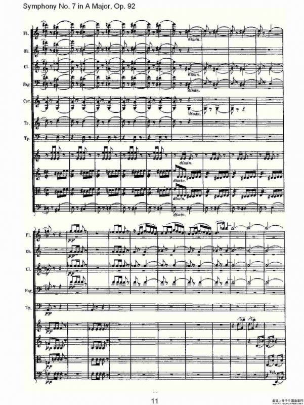 A大调第七交响曲 Op.92第四乐章