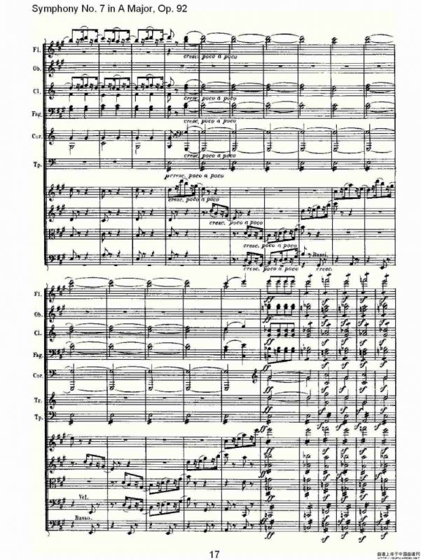 A大调第七交响曲 Op.92第四乐章