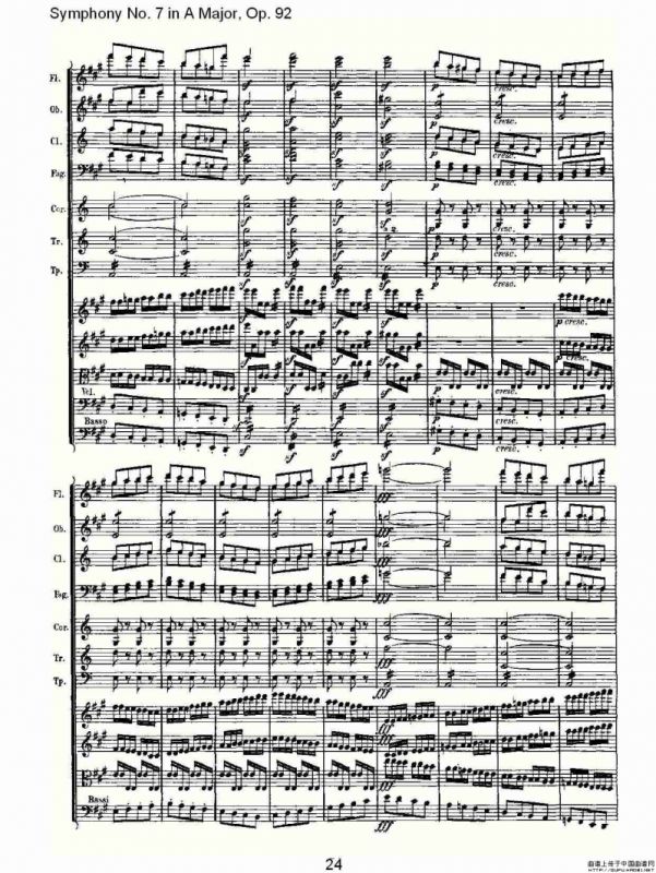 A大调第七交响曲 Op.92第四乐章