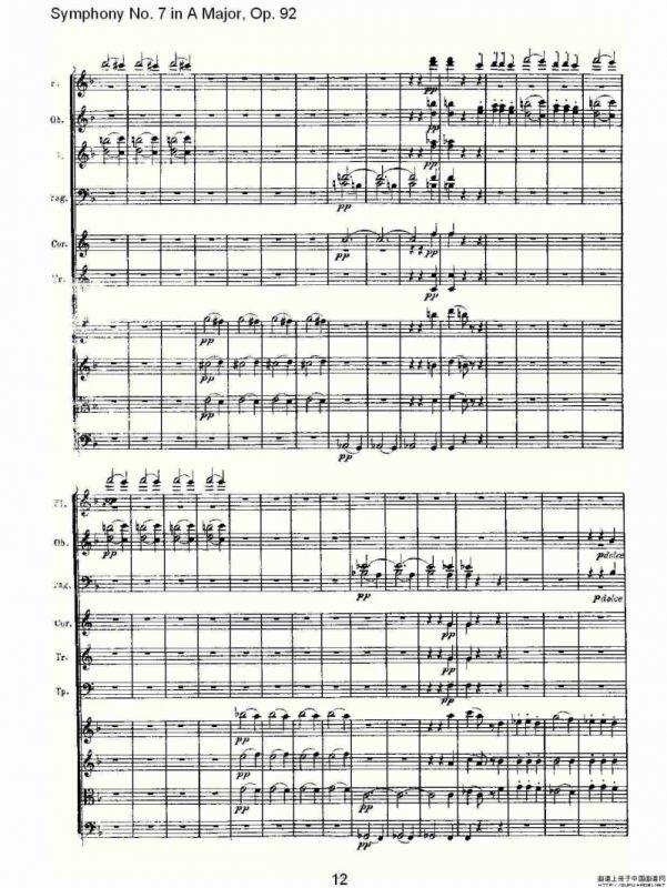 A大调第七交响曲 Op.92第三乐章