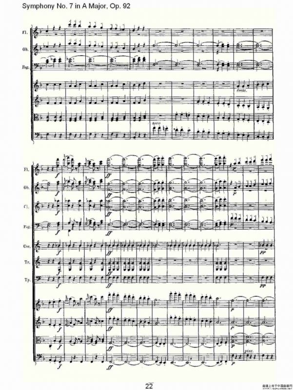 A大调第七交响曲 Op.92第三乐章