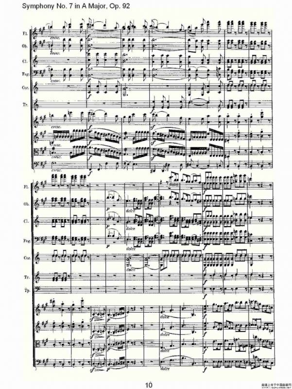 A大调第七交响曲 Op.92第一乐章