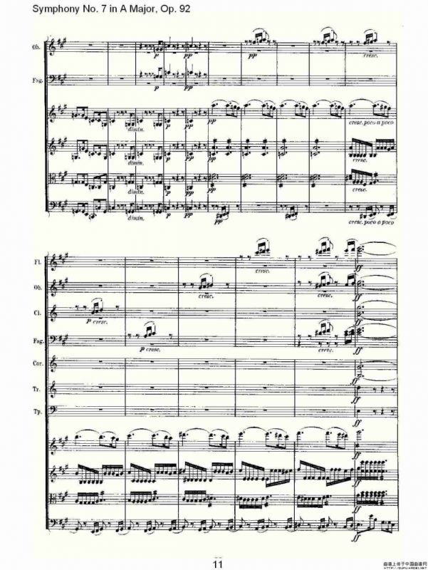 A大调第七交响曲 Op.92第一乐章