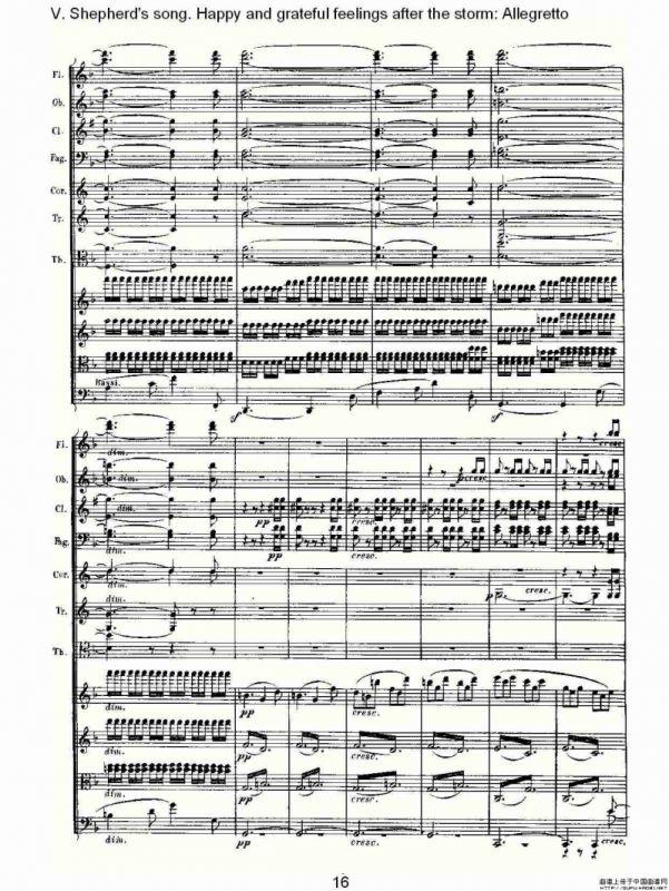 F大调第六交响曲 Op.68第五乐章（二）