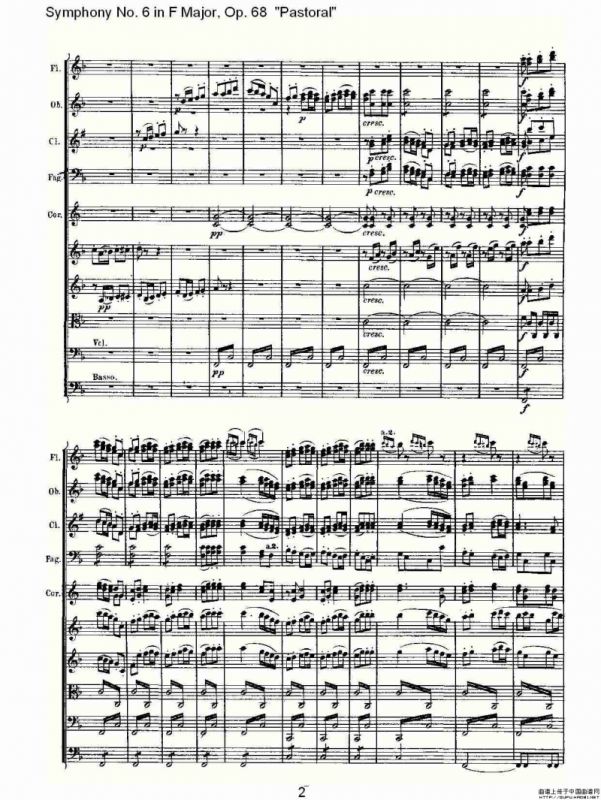 F大调第六交响曲 Op.68第一乐章