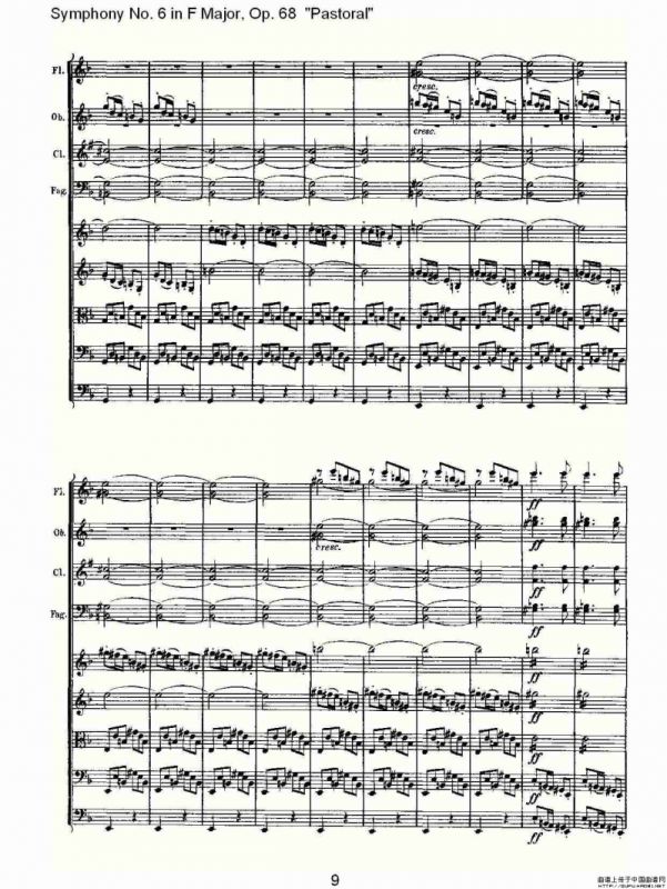 F大调第六交响曲 Op.68第一乐章
