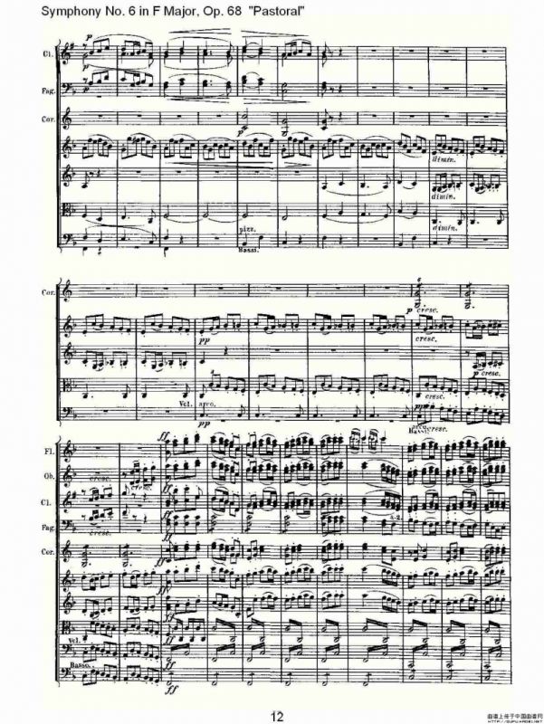 F大调第六交响曲 Op.68第一乐章
