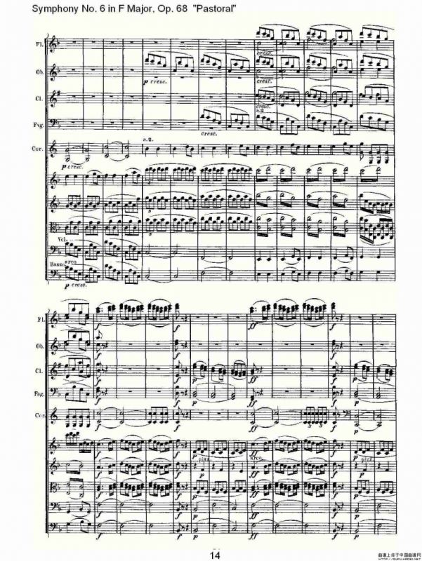 F大调第六交响曲 Op.68第一乐章