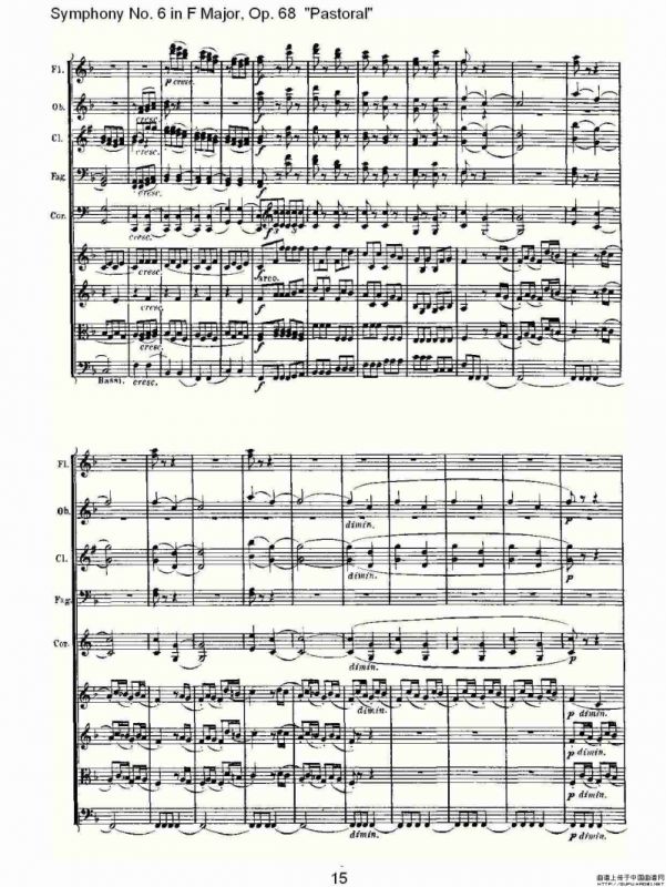 F大调第六交响曲 Op.68第一乐章