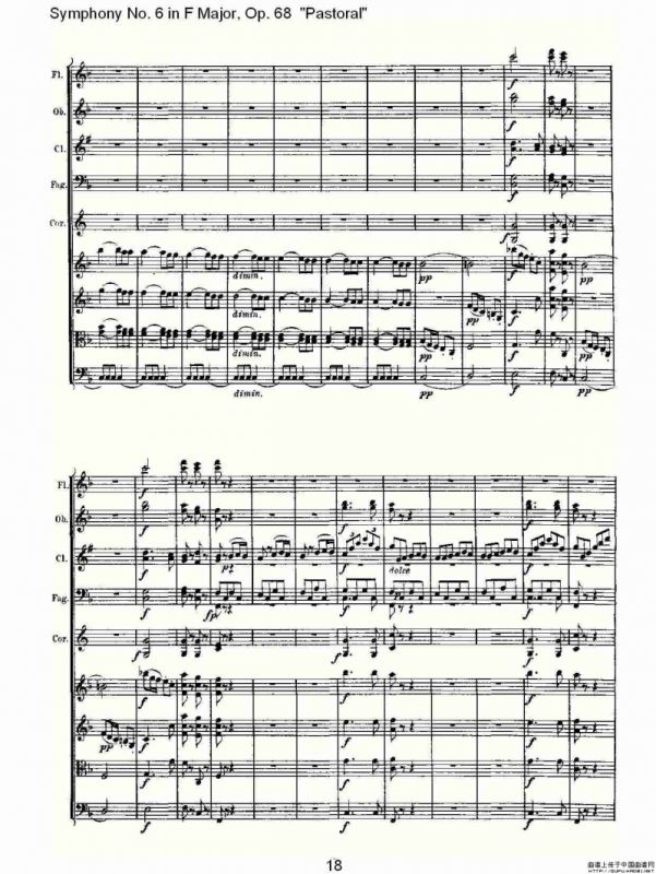 F大调第六交响曲 Op.68第一乐章
