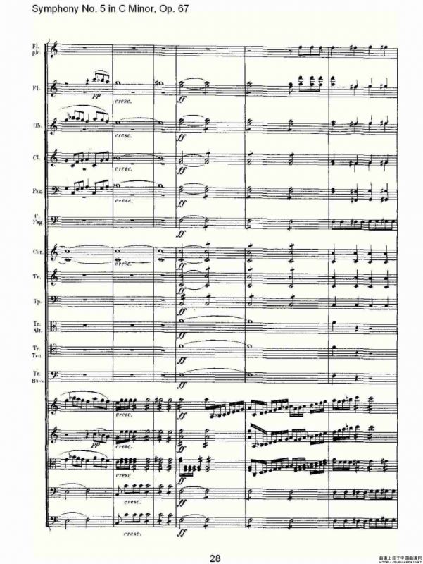 C小调第五交响曲 Op.67第四乐章（一）