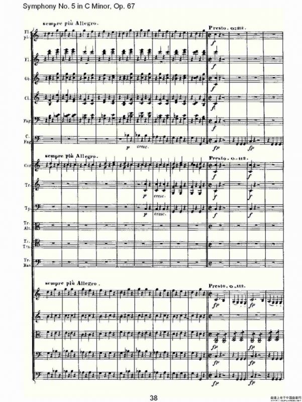 C小调第五交响曲 Op.67第四乐章（一）