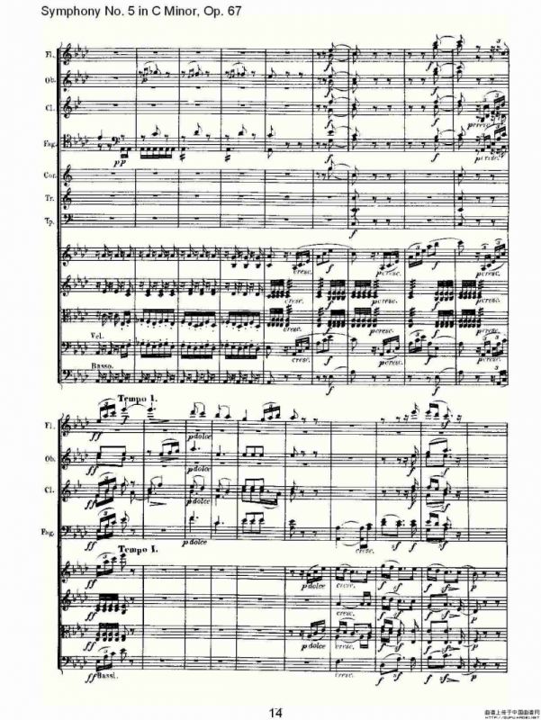 C小调第五交响曲 Op.67第二乐章