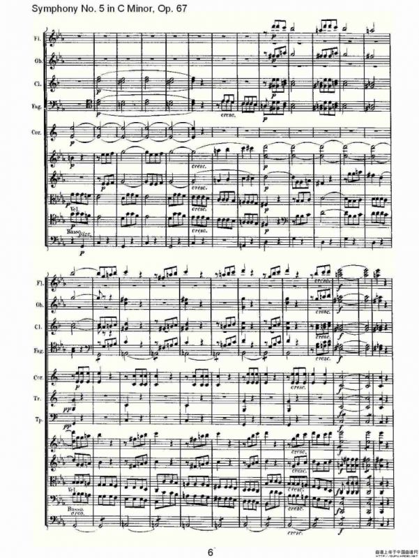 C小调第五交响曲 Op.67第一乐章
