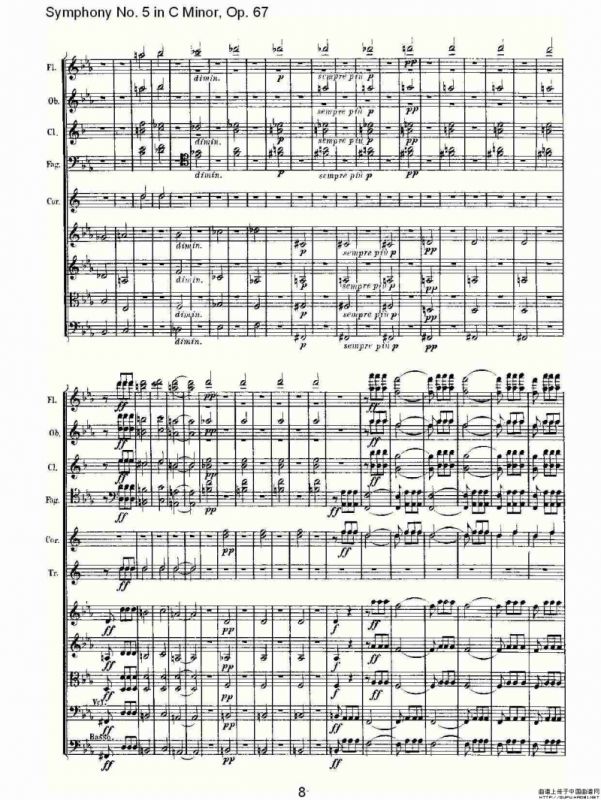 C小调第五交响曲 Op.67第一乐章