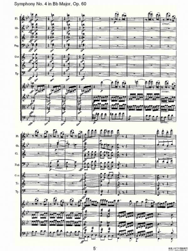 bB大调第四交响曲 Op.60第四乐章