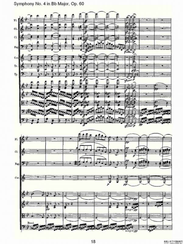 bB大调第四交响曲 Op.60第四乐章
