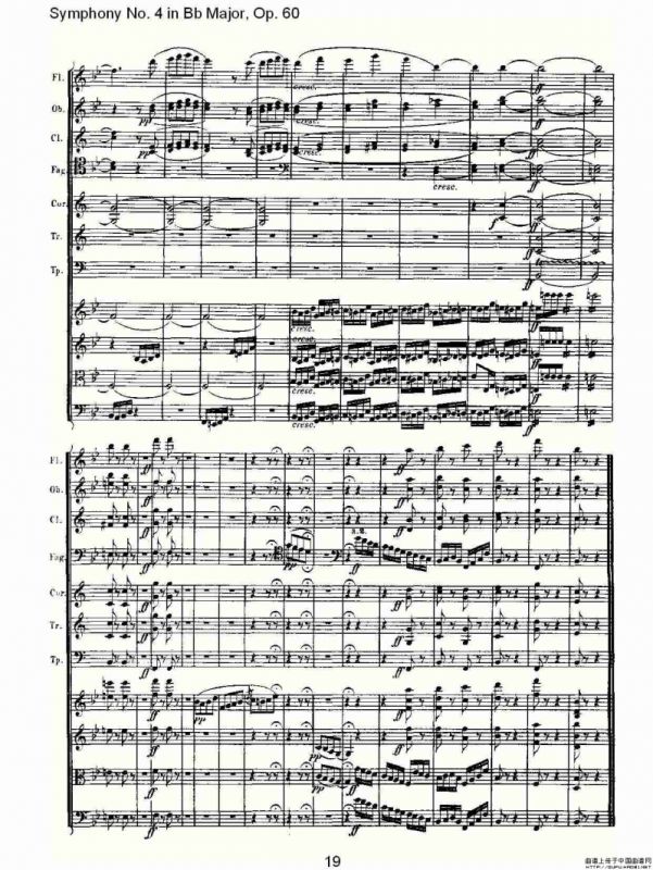 bB大调第四交响曲 Op.60第四乐章
