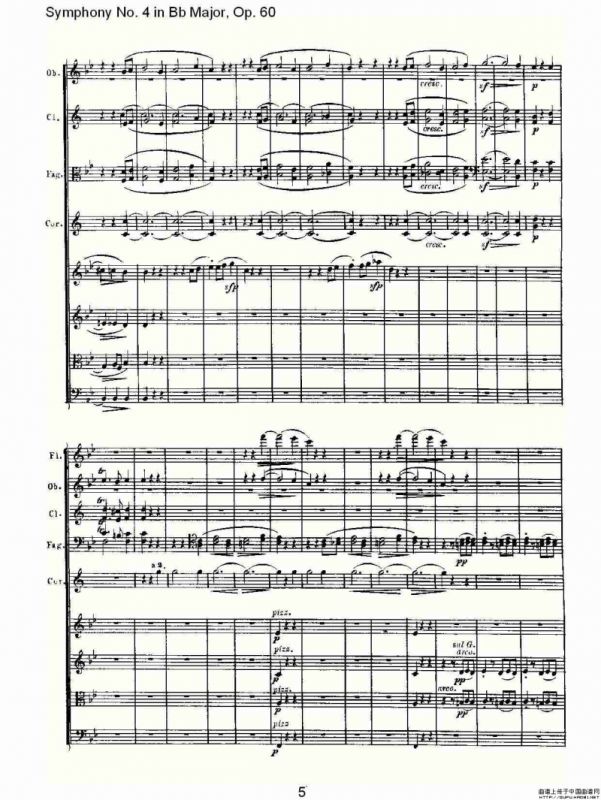 bB大调第四交响曲 Op.60）第三乐章