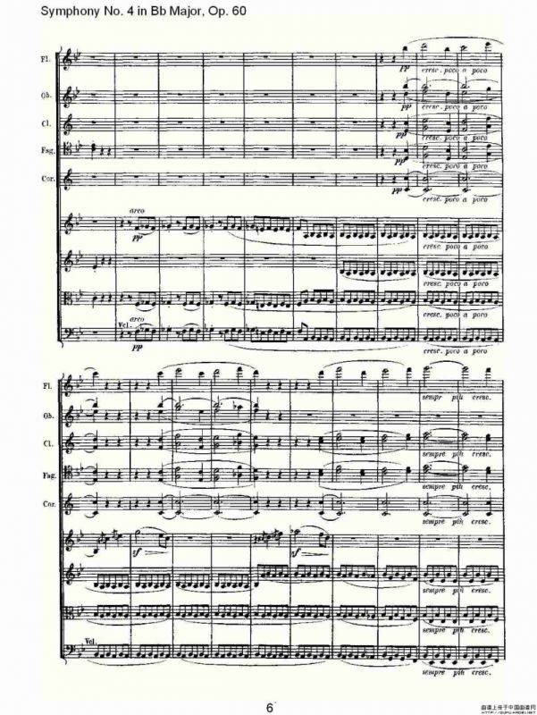 bB大调第四交响曲 Op.60）第三乐章