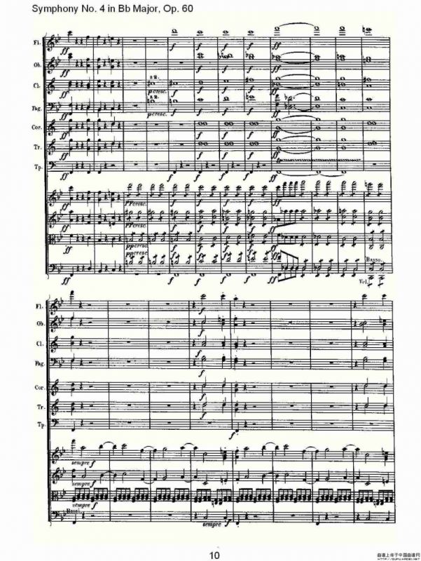 bB大调第四交响曲 Op.60第一乐章