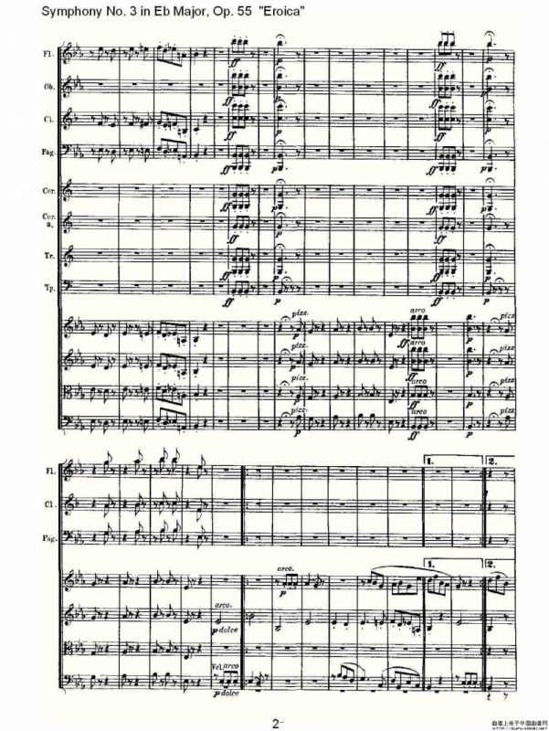 英雄交响曲（又名：降E大调第三交响曲)第四乐）