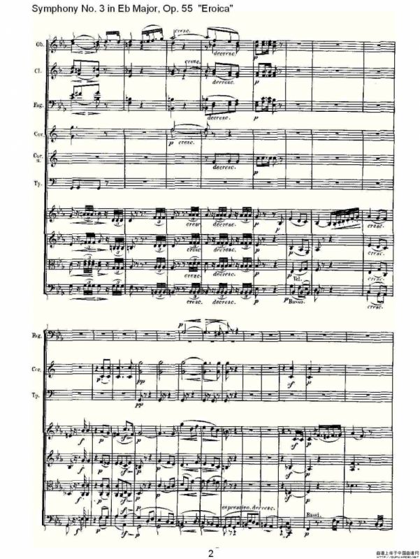 英雄交响曲（又名：降E大调第三交响曲)第二乐）