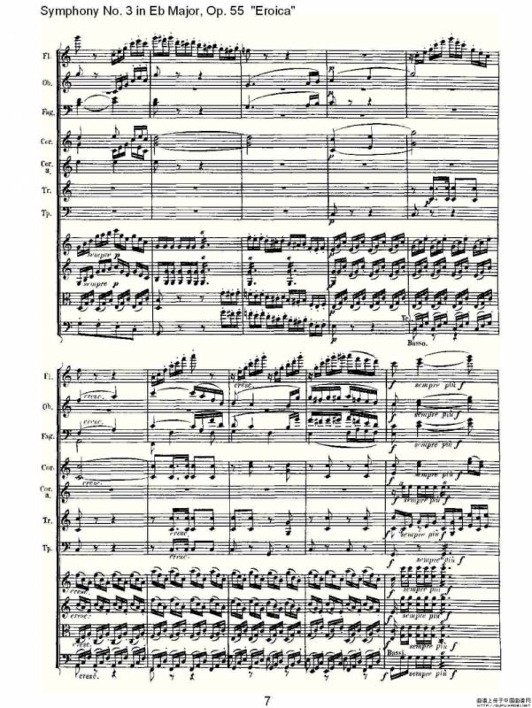 英雄交响曲（又名：降E大调第三交响曲)第二乐）